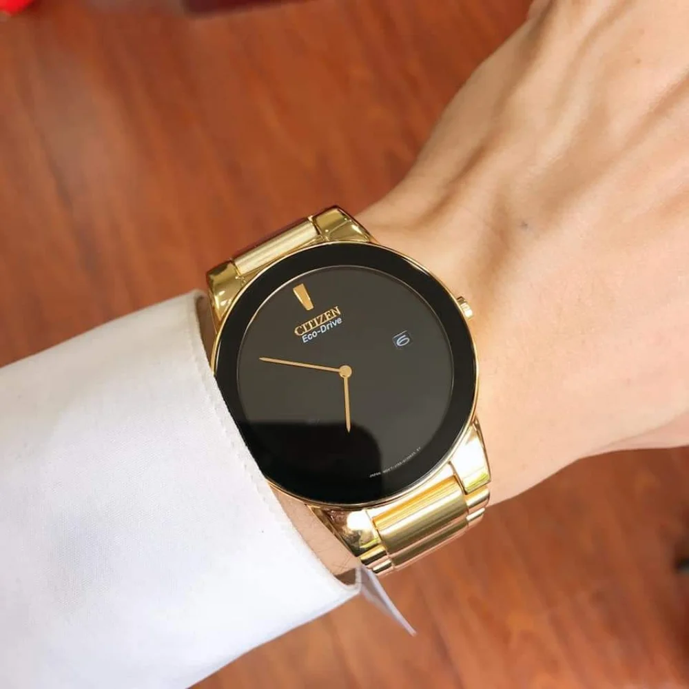 ***NEW*** CitizenAxiom Black Dial Gold-tone Men's Watch AU1062-56E - Picture 13 of 13